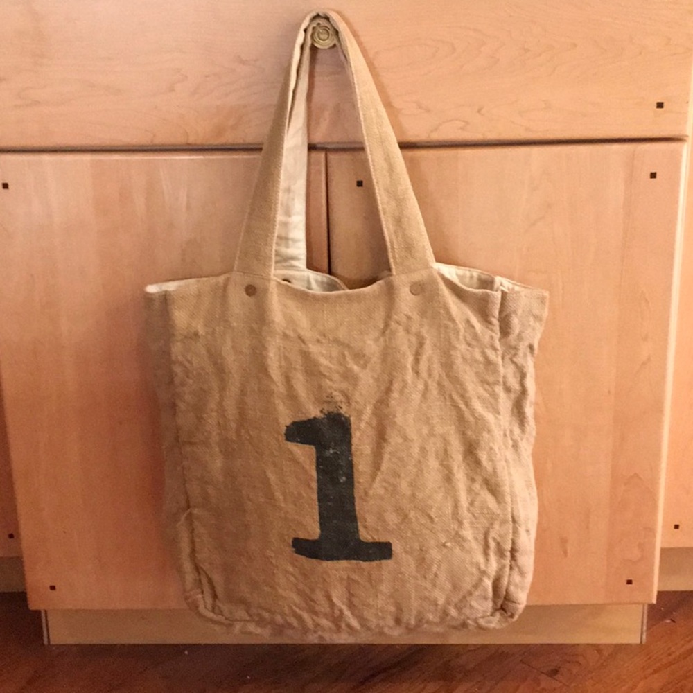 FEED Burlap/Canvas Bag Reversible by WFP - Picture 4 of 12